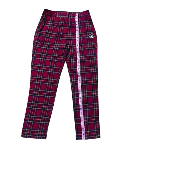 Plaid Mickey Mouse Vintage Vibe Trouser XS - Picture 13 of 16